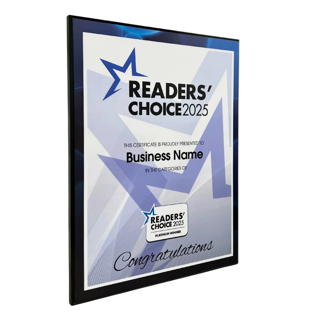Readers' Choice Plaque Mount