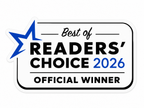Official Readers' Choice Winner Plaque & Decal Package